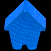 blue house